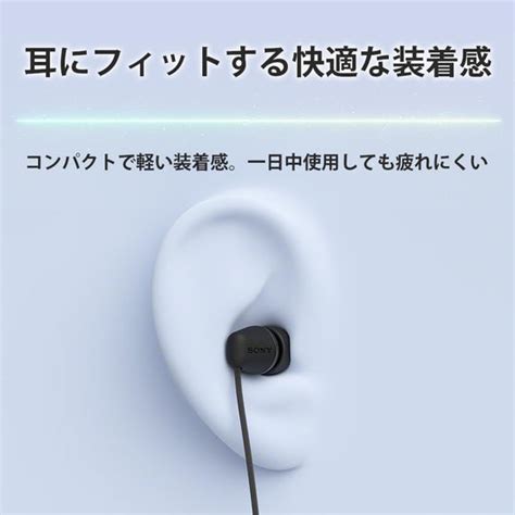 SONY IER-EX15C BZ Black Type-C Wired Earphones w/Mic 1 2m – WAFUU JAPAN