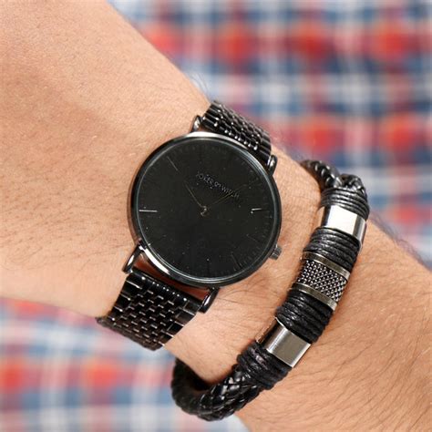 Men's Watch Bracelet Stack – Tagged "Black Dial"– Joker & Witch