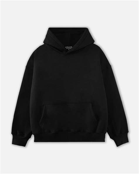 Drop Shoulder Hoodie - Black | Roupas, Roupas masculinas, Roupas estilosas
