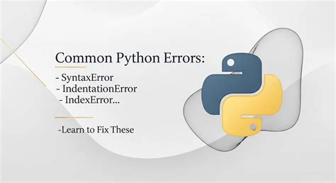 Image result for Common Errors in Python