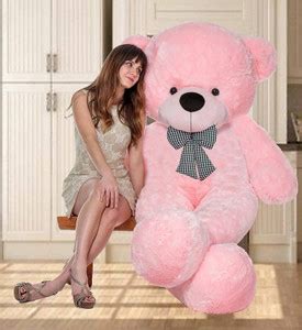 Tedstree 3 feet pink teddy bear - 95.62 cm - 3 feet pink teddy bear ...