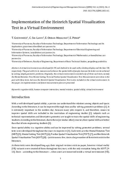 Image result for Spatial Visualization Test