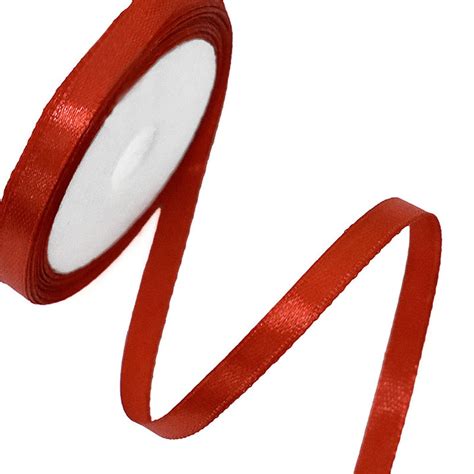 Buy Red color satin ribbon online at wholesale price ...