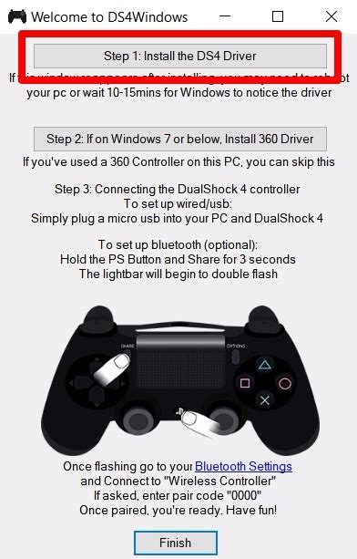 Image result for DS4 Controller Bluetooth PC