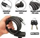 Teqbot 2 Keys Advance Cable Wire Lock for Bike, Helmet, Luggage, Anti ...
