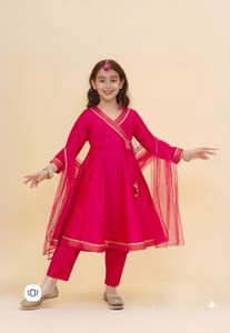 THE LALCOLLECTION KIDSWEAR Girls Festive & Party Kurti, Legging and ...