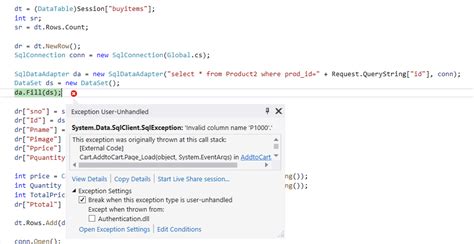 System.data.sqlclient.sqlexception Error Solution 的图像结果