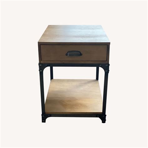 Raymour & Flanigan Murphy Rectangular End Tables - AptDeco