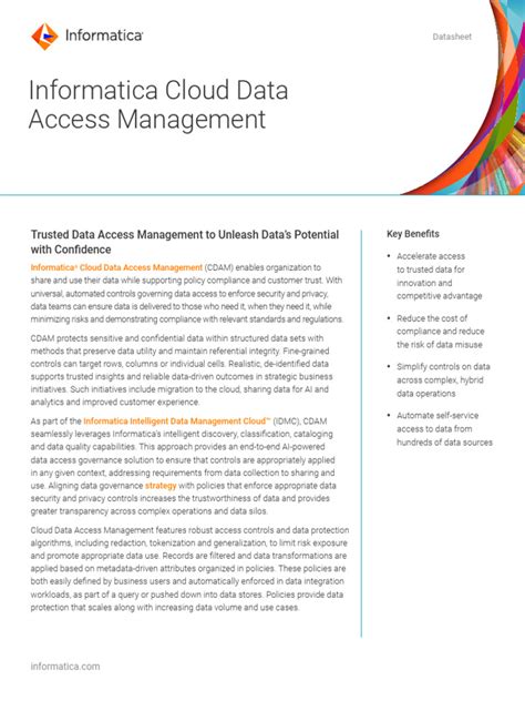 Image result for Informatica Data Access Management Diagram