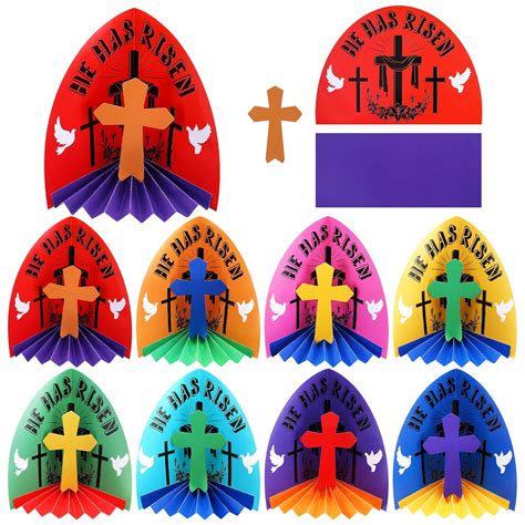 He Has Risen Craft Kit for Kids Make 24 Easter Paper Bible Crafts VBS ...