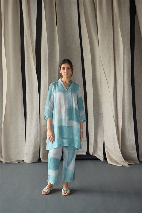 Pure Hemp Co-ord Set-Blue – Bombay Bloom