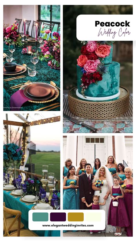 Peacock Wedding Color Ideas 92 Peacock Wedding Theme Ideas | Peacock