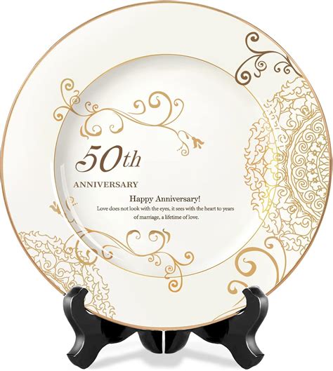 50th Anniversary Wedding Plate 50th Wedding India | Ubuy