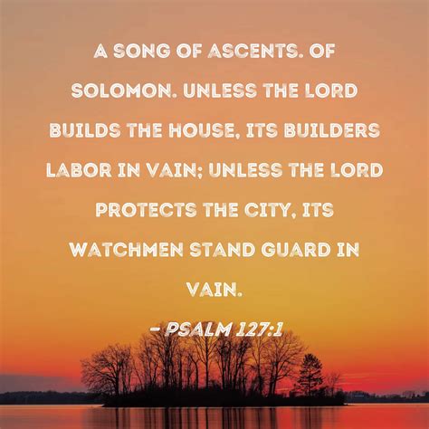 Psalm 127 Bible Verses