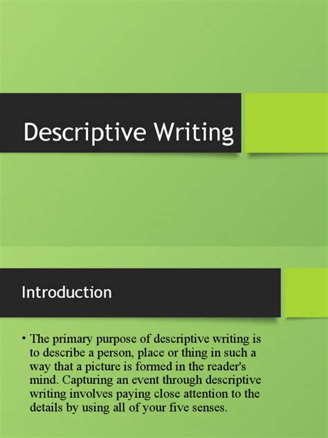 Descriptive Writing Techniques 的图像结果