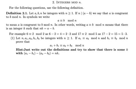 Image result for Negative Integers Mod