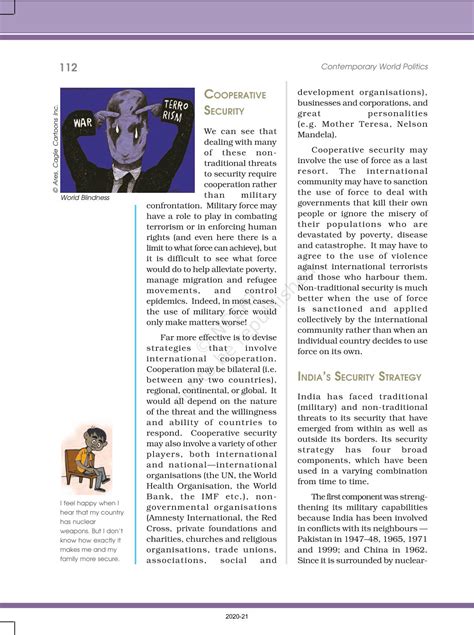 Security In The Contemporary World - NCERT Book of Class 12 ...