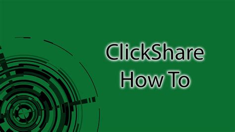 ClickShare Tutorial 的图像结果
