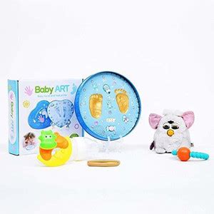 Akash International Baby Girl's and Baby Boy's Clay Handprint and ...