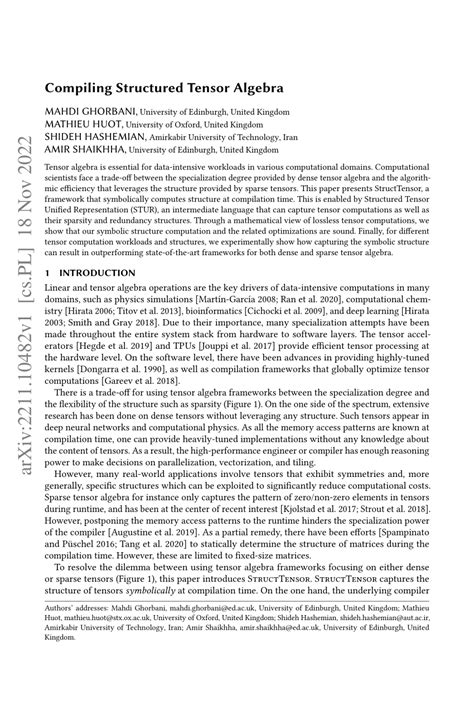 Image result for Tensor Algebra