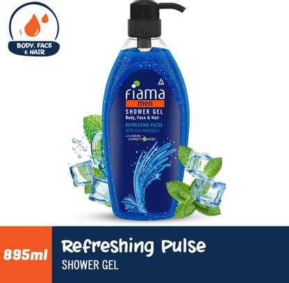 FIAMA Men Body Wash Refreshing Pulse Shower Gel, Fresh Looking Skin ...