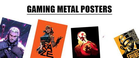 Gaming Metal Posters – A Must-Have for Every Gamer’s Space – Inkyprinty.in