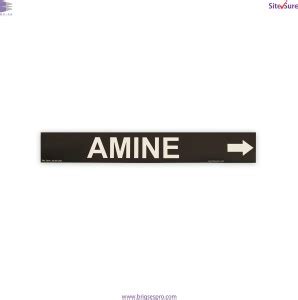 SiteSure Amine Pipe Marking, @ 64.9/piece Emergency Sign Price in India ...