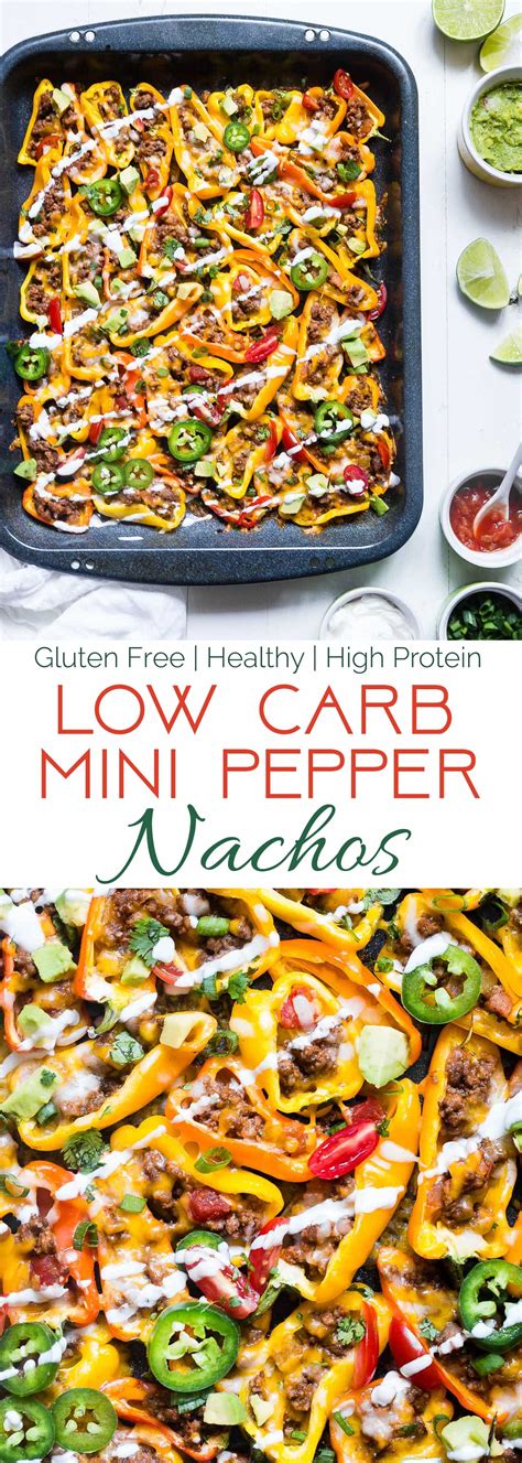 Mexican Mini Bell Pepper Nachos | Food Faith Fitness