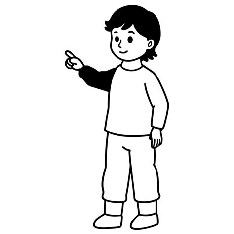 A child standing with their back to the viewer the child is facing ...