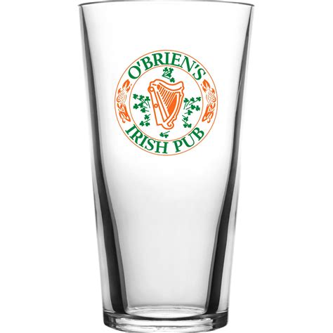 Clear Pint Glasses (16 Oz.) | Personalized Glass Drinkware