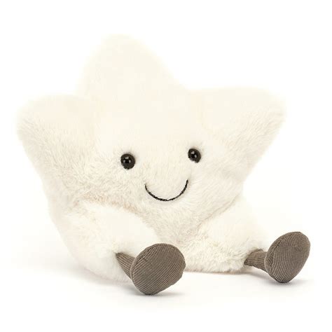 Jellycat Amuseable Cream Star - Soft Plush Toy | BabyOnline HK