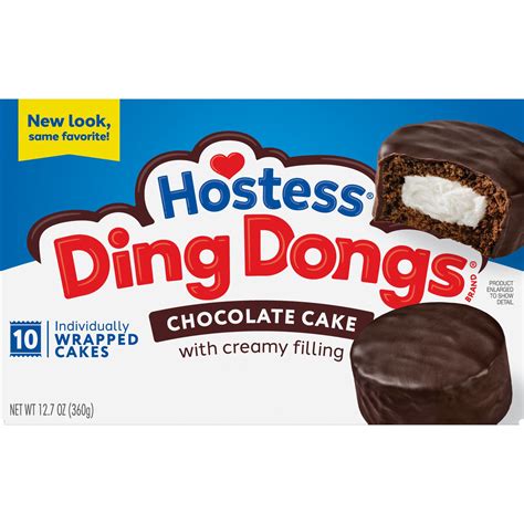 Hostess Ding Dongs Chocolate Cakes - Shop Snack cakes at H-E-B