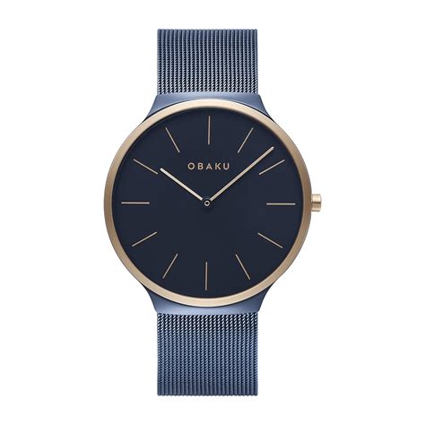 Obaku Ark Ocean Analog Blue Dial Men's Watch-V240GXSLML : Amazon.in ...