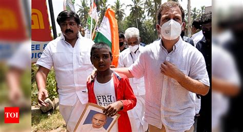 Rahul Gandhi keeps his promise, gifts sports shoes to Kanyakumari boy ...