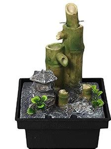 Maison & Cuisine Water Fountain Bamboo Nature Show Piece for Home ...