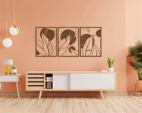 Tropical Leaf Wooden Wall Art - Graham Decors – Graham Decors