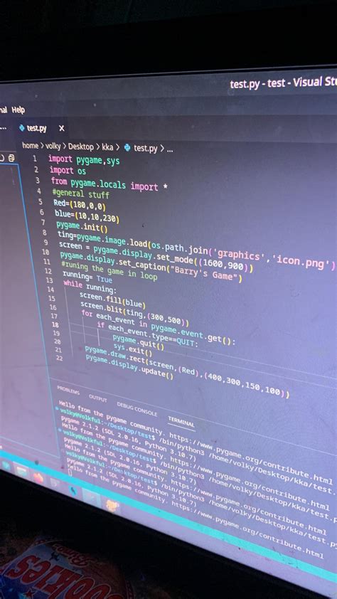 Image result for Pygame Script