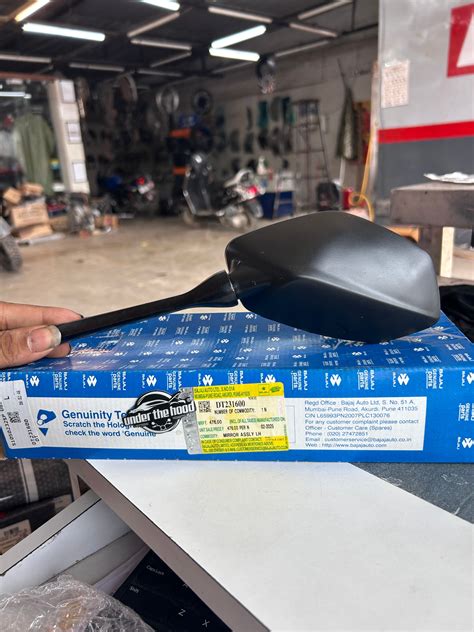 DT231600 Rear-View Mirror LH – Pulsar RS200 (2015–16) Genuine – UNDER ...