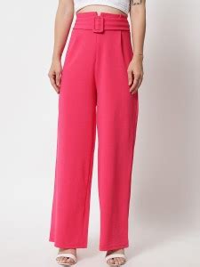 KOTTY Regular Fit Women Pink Trousers - Buy KOTTY Regular Fit Women ...