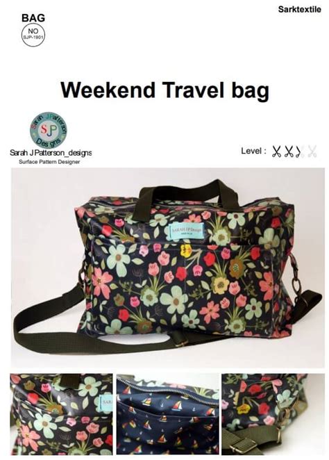 Weekend Bag Pattern 的图像结果
