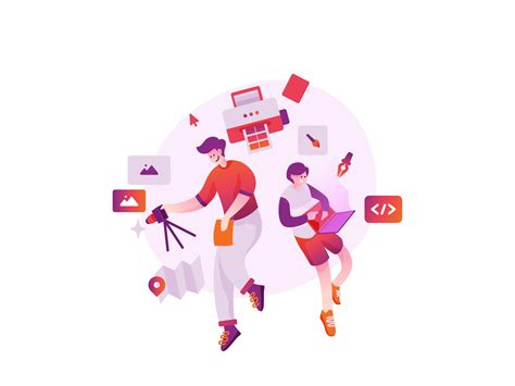 digital marketing illustration
