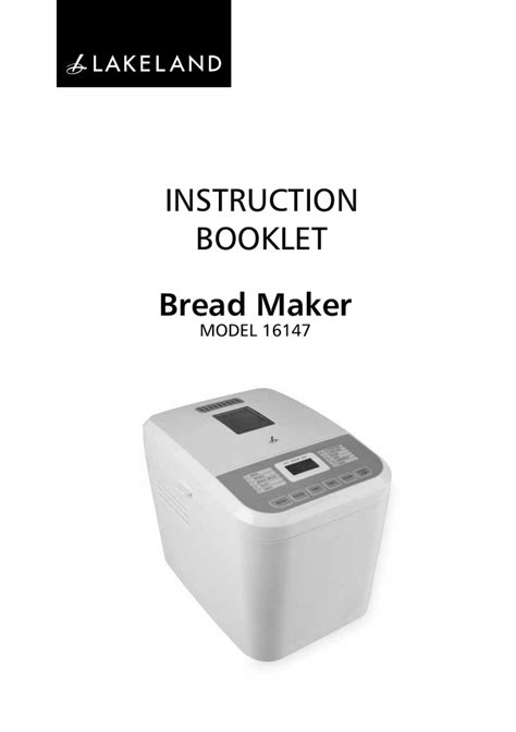 Bread Making Machine Instructions 的图像结果
