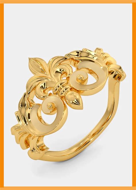 2022 में ट्रेंडिंग शुद्ध सोने से निर्मित अंगूठियाँ: सगाई के लिए स्पेशल ...