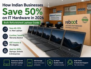 How Indian Businesses Save 50% on IT Hardware in 2026 (Bulk Refurbishe ...