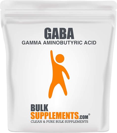Buy BulkSupplements.com Gamma Aminobutyric Acid Powder GABA - GABA ...