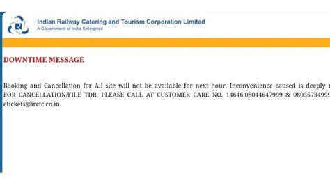 IRCTC website, mobile app down today: Users unable to book train ...