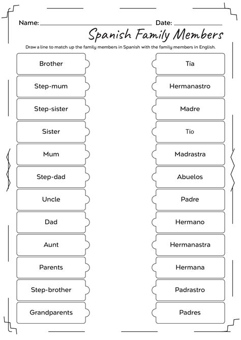 FREE Printable Spanish Color Worksheets - Worksheets Library