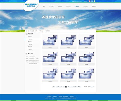 河南加速度医药科技发展有限公司网站设计制作_往流科技