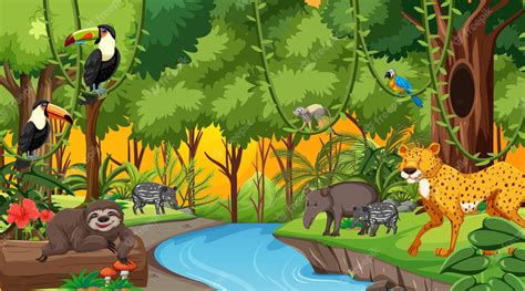 Images Of Rainforest Animals Printable