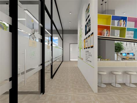 350平方APP设计公司办公室软装设计方案_岚禾办公空间设计